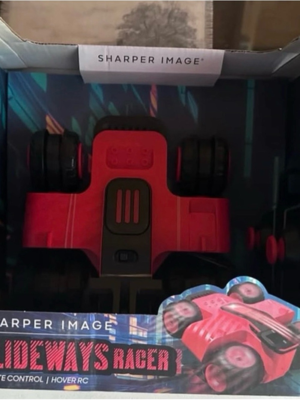 Sharper Image Red Sideways Racer Hover RC Controller